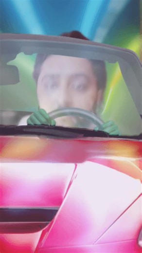 Modern Interior Car Scene at Night