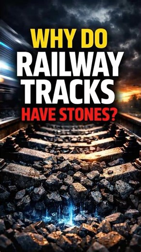 Why Do Railway Tracks Have Stones ?