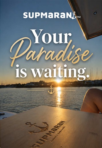 Your Paradise is waiting www.supmaran.com #supmaran #catamaran #boat #sup #inflatable