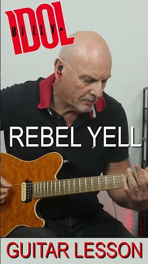 Rebel Yell - Billy Idol - Intro #classicrock #guitarmates