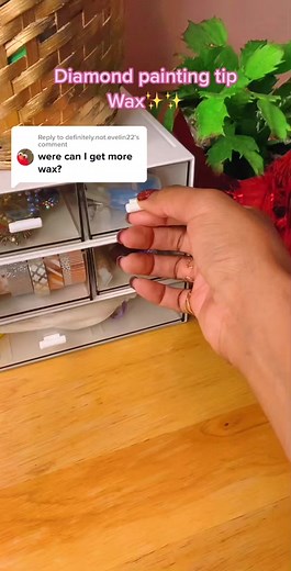 Replying to @definitely.not.evelin22 the wax stick comes with the diamond painting kits are not the end all be all. I recommend using blue tack, which is a type of putty. It lasts a lot longer than the wax that comes with the kits. It also doesn’t leave a residue on your diamond painting, drills, or canvas like wax does! Follow me for more diamond painting tips, and videos #diamondpaintingtips #diamondpaintingwax #diamondarthacks #diamondpainting #howtodiamondpainting #diamondartcorner