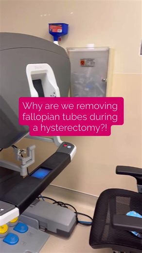 Did you know? During a hysterectomy or pelvic surgery, we may remove the fallopian tubes and it can lower the risk of ovarian cancer! ✨ This is called opportunistic salpingectomy. According to ACOG: • Removing the tubes during hysterectomy or sterilization is safe • It does not increase surgical complications • Ovarian function is preserved • It may help reduce ovarian cancer risk (see below) • It should be discussed as part of informed consent • It doesn’t change how the hysterectomy is perform