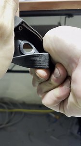 PETG part soaked in methyl ethyl ketone for 24hrs and dried.