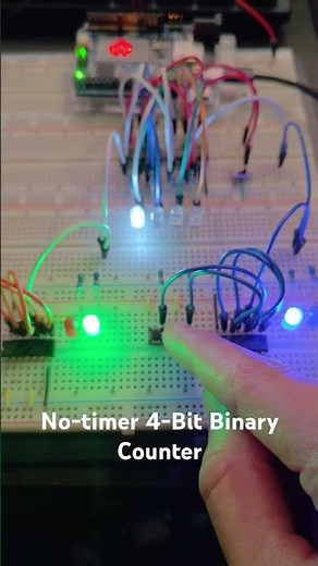 No-timer 4-Bit Binary Counter