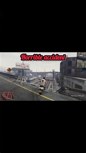 Horrible Bike Accident GTA V #gta #gaming #gta5
