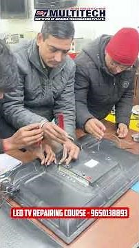 LED TV Repairing Course | Running Class | LED TV Disassemble & Assemble Step By Step #shorts #yt