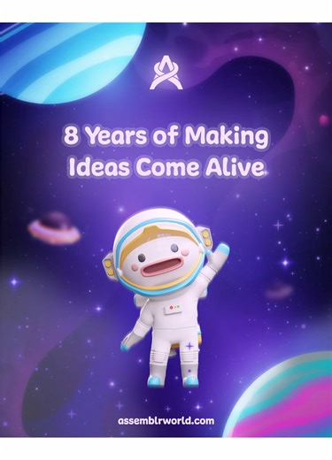 8 tahun yang lalu, Assemblr memulai dengan satu keyakinan sederhana: Augmented Reality harus bisa diakses oleh semua orang. Hari ini, kami merayakan 8 Years of Making Ideas Come Alive, dan semua ini tidak akan mungkin terwujud tanpa dukunganmu. Untuk setiap kreator, pendidik, siswa, dan mitra yang telah tumbuh bersama kami, terima kasih telah menjadi bagian dari perjalanan ini. Ide-idemu menginspirasi kami untuk terus membangun, berinovasi, dan melampaui batas setiap harinya 💙♾️ #Assemblr #Asse