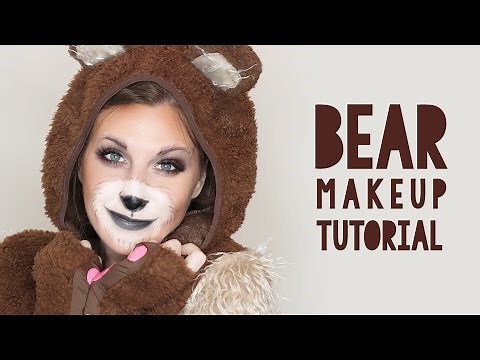 Cute Bear Makeup Tutorial for Halloween | Wonder Forest