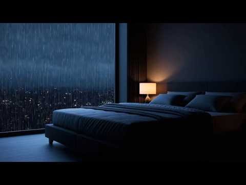 Rainy City Bedroom at 3AM | Deep Sleep Sounds | 8 Hours of Relaxing Rain