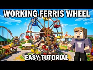 Building a WORKING Ferris Wheel in Minecraft Create (Easy Tutorial) #41