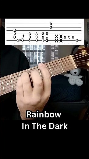 Rainbow In The Dark Dio Guitar Tutorial