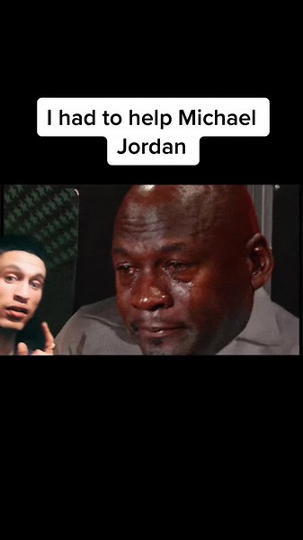 I gave Jordan my hand. #michaeljordanfunny #fypcomedy😂 #laughingmyass