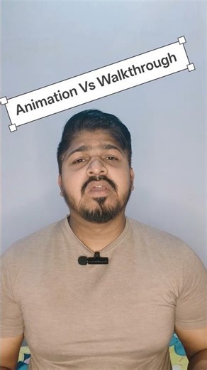 Animation vs Walkthrough #youtube #shorts #video