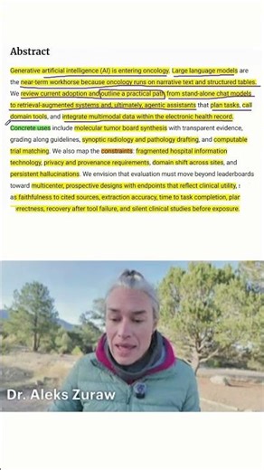 AI in Oncology - Generative Models & Large Language Models