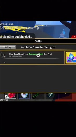 😱 BEST Subscriber Gave Me PERM GAS FRUIT! (UNREAL) 🔥