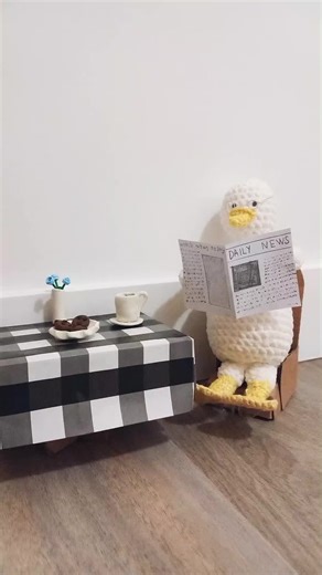 Duck's Cozy Coffee Time|Stop Motion Movie 📽 #Shorts #viralshorts #animation #stopmotion #duck