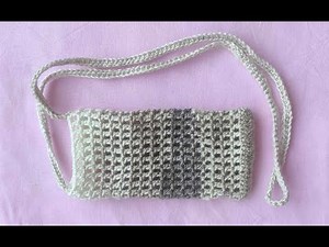 Crochet Mobile Bag Tutorial | Easy Pattern Handmade Sling Bag for Beginners