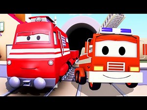 Troy si kereta 🚉 Franck Si Truk Pemadam - truk kartun untuk anak-anak l Indonesian Cartoons