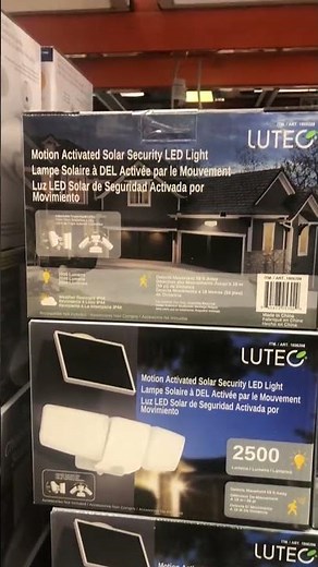 Costco's Lutec Motion Activated Solar Security Flood Light: Bright, Convenient, Affordable Security