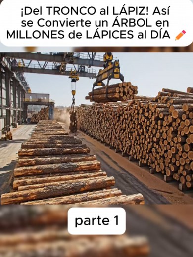 Cómo se hacen los lápices: del tronco al lápiz en fábricas automatizadas