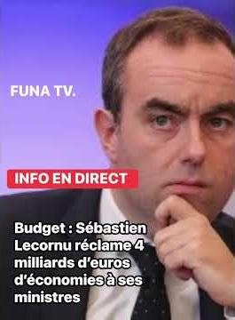 Paris, 20 avril 2026.Le ministre Sébastien Lecornu a adressé un courrier aux ministres placés