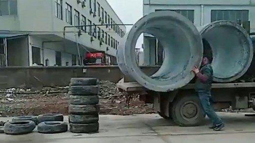 Comment décharger une buse en béton