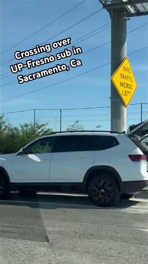 Crossing over UP-Fresno sub in Sacramento, Ca