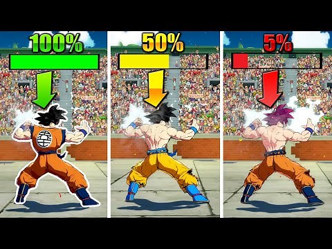 EASY vs NORMAL vs DIFFICULT with GOKU's New COMBOS - DBFZ