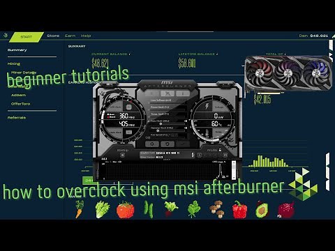How to overclock using msi afterburner [beginners tutorial] | Salad.io