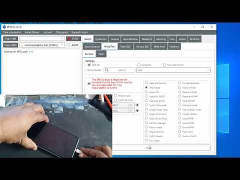 Redmi 12 Fire Fix nv data is corrupted 100000% ok By DFT Tool Silent Technology