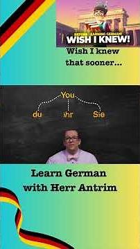 German “You” Explained (du vs ihr vs Sie)