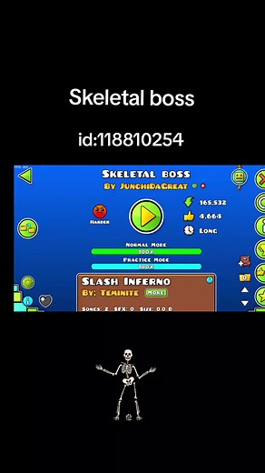 #geometrydash #skeletalshenanigans #fyp #fouryou | Geometry Dash