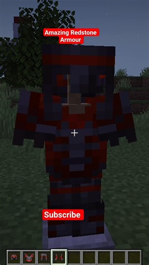Amazing Redstone Armour in Minecraft