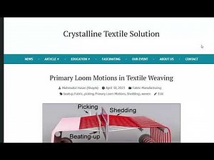 Primary Loom Motions