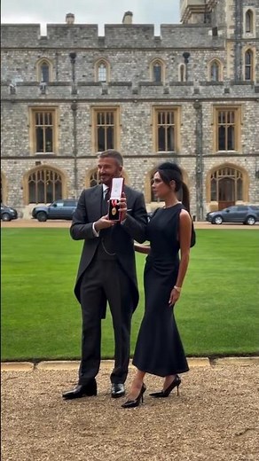 Sir David Beckham Celebrates Knighthood with Victoria Beckham & Family | Royal Moment 2025