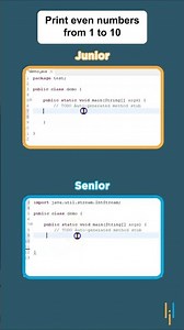 🔥Junior vs Senior Java Developer #shorts #simplilearn