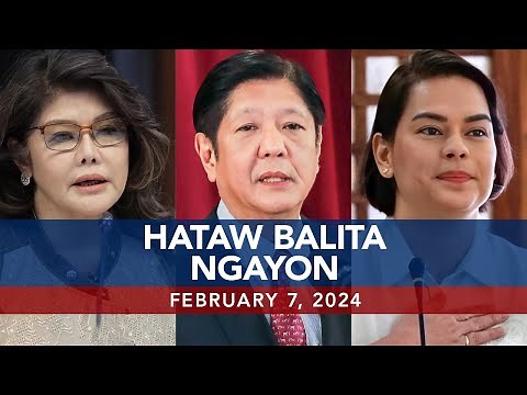 UNTV: HATAW BALITA | February 7, 2024