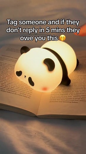 ✨ Transform your little one’s bedtime with our adorable Panda Night Light! 🐼 Perfect for creating a cozy, calming environment. 💤 Tap the light to adjust the glow and let your child drift off peacefully. 🌙❤️ #BedtimeBliss #MomApproved #KidsGifts #NightLight #ParentingHacks #AmazonFinds #TikTokMadeMeBuyIt #GiftIdeas #CozyHome #NewParents #PandaLove #NurseryDecor #BabyRoom #SweetDreams