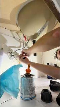 How to replace a P-Trap in an old apartment #drain #apartment #plumbing #plumbingvideos #sink