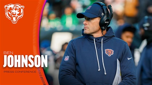 Ben Johnson talks Caleb Williams, Packers defense | Press Conference