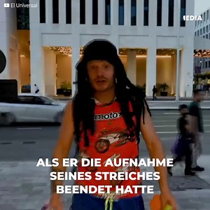 "Facundo, ein mexikanischer Moderator, erschreckte seine Fans, als er in Katar verhaftet wurde, weil er sich als Scheibenputzer ausgegeben hatte. Das Bild des Komikers neben einem Streifenwagen beunruhigte viele... Die Realität sah ganz anders aus. | Positiv