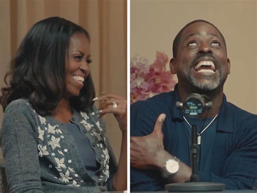 Sterling K Brown loses his cool over Michelle Obama in front of wife Ryan
