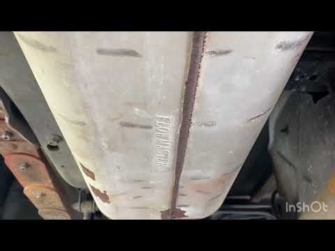 Testing out the flow master 50 big block muffler