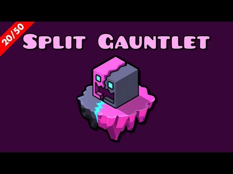 "SPLIT GAUNTLET" (ALL LEVELS / ALL COINS) | Geometry Dash