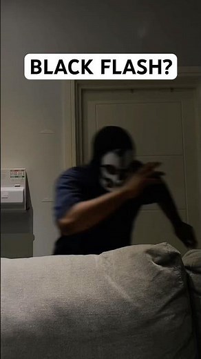Joining the “Black Flash irl” trend requested on TikTok 💀 #blackflashedit #blackflash #phonk