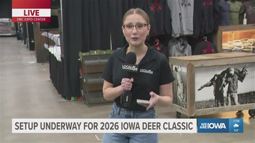 Setup underway for annual Iowa Deer Classic