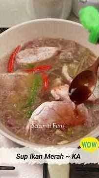 Khairul Aming Masak Sup Ikan Merah Untuk Sahur
