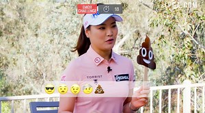 7.7K views · 135 reactions | Last week's winner at the Meijer LPGA Classic for Simply Give & this week's defending champion at the Walmart NW Arkansas Championship Presented by P&G So Yeon Ryu takes the Emoji Challenge with LPGA.com's Amy Rogers! Finally, someone uses the  emoji! | LPGA | Facebook