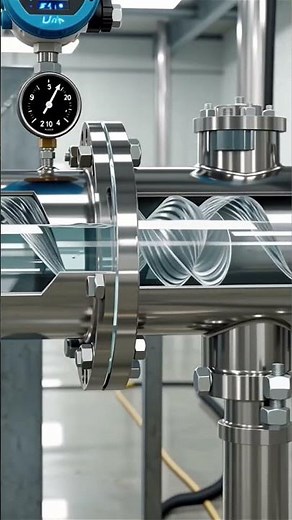 Vortex flowmeter #industrialautomation #education #engineering #flow #tranding