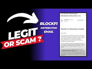 BlockFi Distribution Email from agourahillscity@public.govdelivery.com — Legit or Scam?